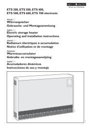 ETS 200, ETS 300, ETS 400, ETS 500, ETS 600, ETS ... - Stiebel Eltron