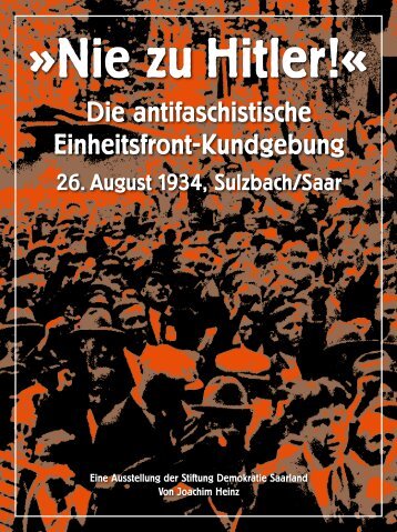 Die antifaschistische Einheitsfront-Kundgebung - Stiftung ...