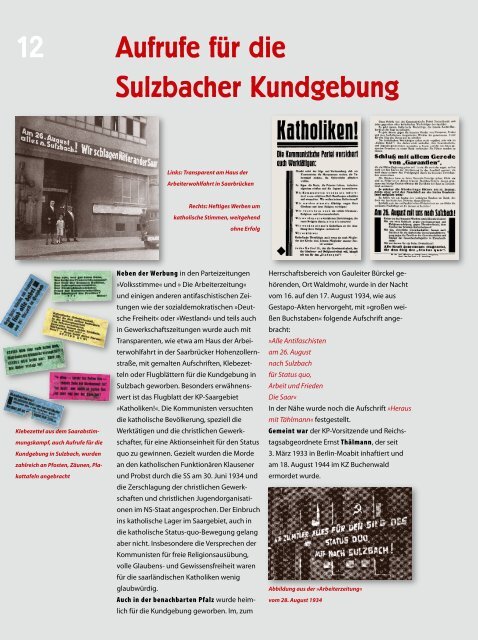 Die antifaschistische Einheitsfront-Kundgebung - Stiftung ...