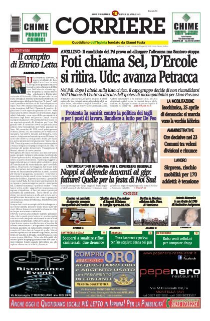 Edizione del 25/04/2013 - Corriere