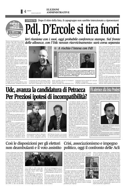 Edizione del 25/04/2013 - Corriere