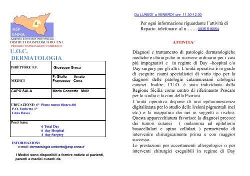 Carta dei Servizi del Presidio Ospedaliero Umberto I di Enna.pdf