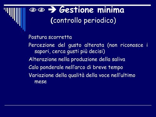 approccio alla disfagia nel paziente demente - Associazione Geriatri ...