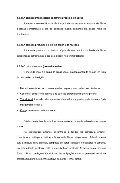 alterações estruturais mínimas da laringe: um diagnóstico ... - CEFAC