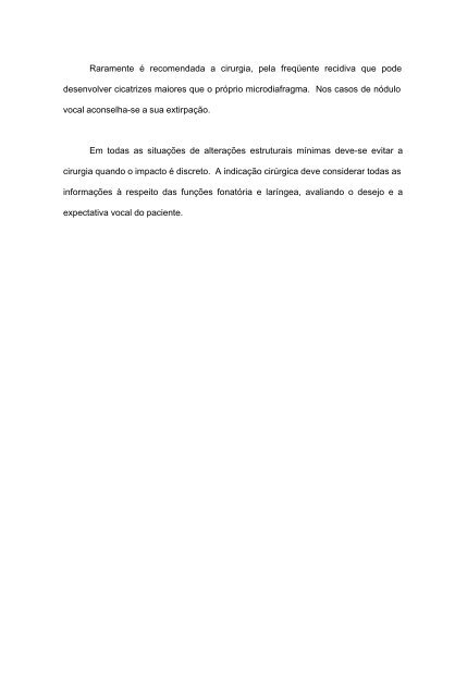 alterações estruturais mínimas da laringe: um diagnóstico ... - CEFAC