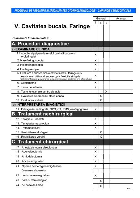 OTORINOLARINGOLOGIE - UEMS-ORL Section