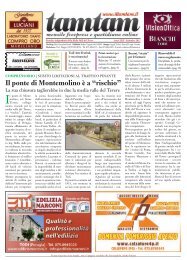 scarica il giornale in pdf - Tam Tam