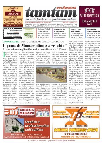 scarica il giornale in pdf - Tam Tam