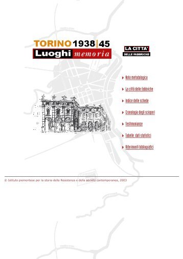 La città delle fabbriche - Istituto piemontese per la storia della ...