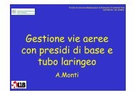 Gestione vie aeree con presidi di base e tubo laringeo - 118er