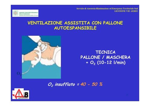 Gestione vie aeree con presidi di base e tubo laringeo - 118er