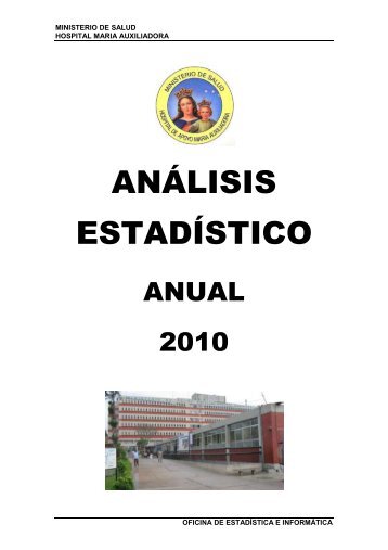 Información Estadística. Compendio Anual 2010 - Ministerio de Salud