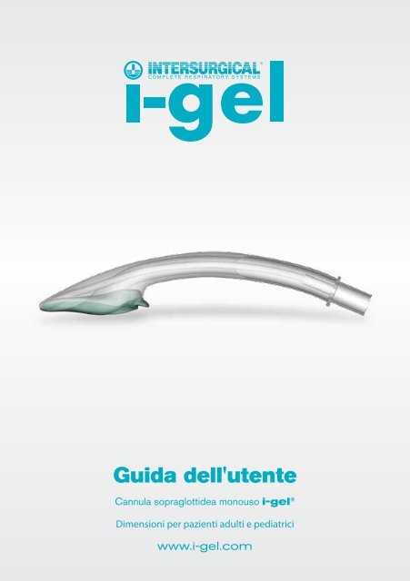 Guida dell'utente - i-gel - Intersurgical
