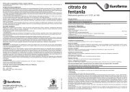 citrato de fentanila - Eurofarma