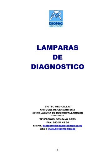 Bombillas compatibles - Biotec Medica