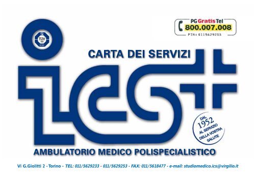 Scarica il catalogo in formato pdf - Studio Medico ICS