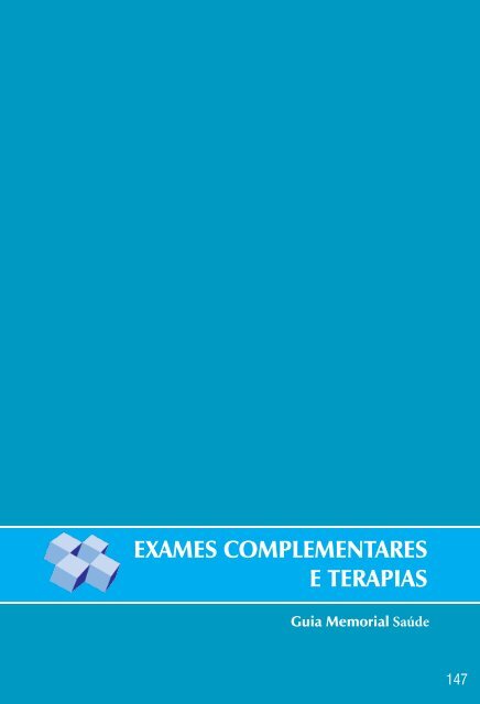 Exames Complementares e Terapias - Download - Memorial Saúde