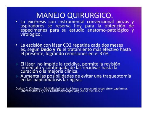 papilomatosis respiratoria recurrente - Medicos de El Salvador