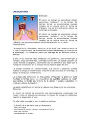 LARINGECTOMÍA Definición El cáncer de laringe es ... - e-Mujeres