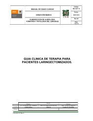 guia clinica de terapia para pacientes laringectomizados. - Inicio