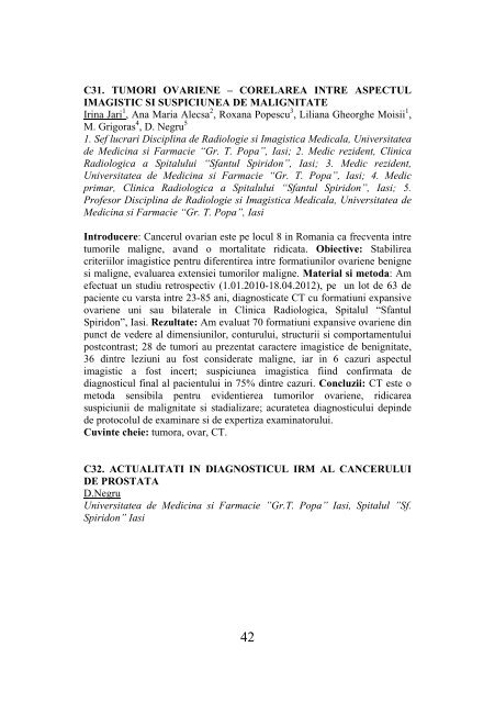Sovata - Societatea de Radiologie şi Imagistică Medicală din România