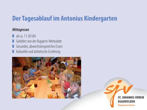 Antonius Kindergarten - St. Johannis-Verein Eggenfelden eV
