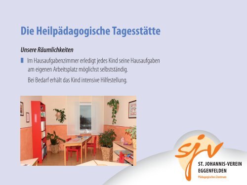 Heilpädagogische Tagesstätte - St. Johannis-Verein Eggenfelden eV