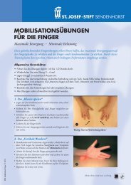 mobilisationsübungen für die finger - St. Josef-Stift Sendenhorst