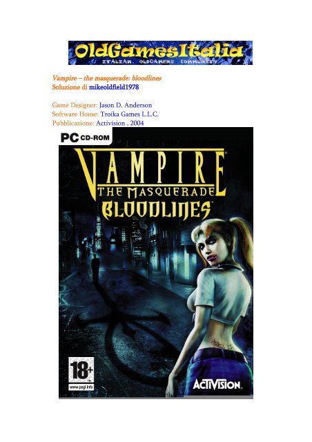 Bugs com o principe  Vampire The Masquerade Bloodlines