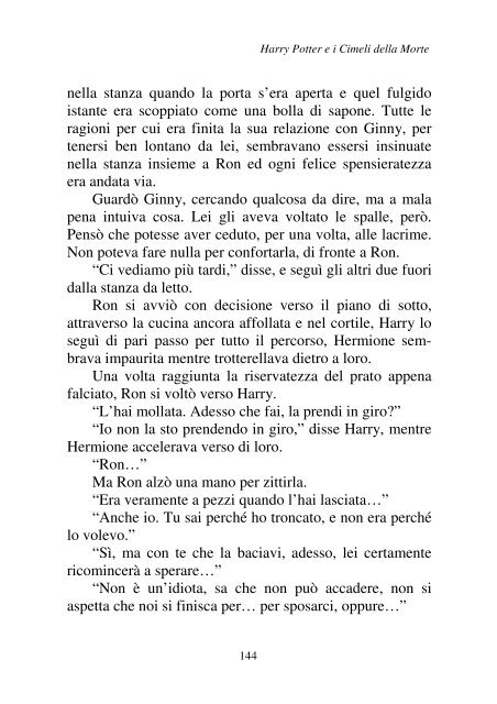 Harry Potter and the Deathly Hallows.pdf - I due volti della vita: il ...