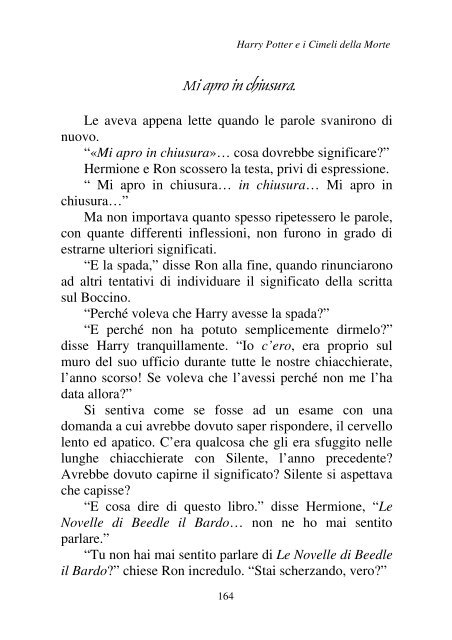 Harry Potter and the Deathly Hallows.pdf - I due volti della vita: il ...