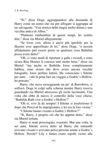 Harry Potter and the Deathly Hallows.pdf - I due volti della vita: il ...