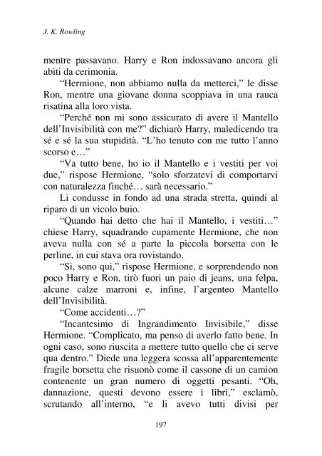 Harry Potter and the Deathly Hallows.pdf - I due volti della vita: il ...
