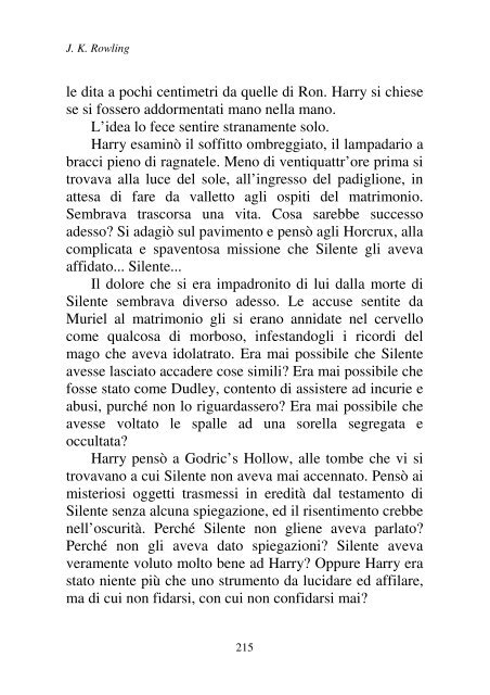 Harry Potter and the Deathly Hallows.pdf - I due volti della vita: il ...