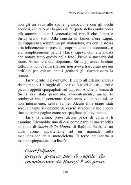 Harry Potter and the Deathly Hallows.pdf - I due volti della vita: il ...