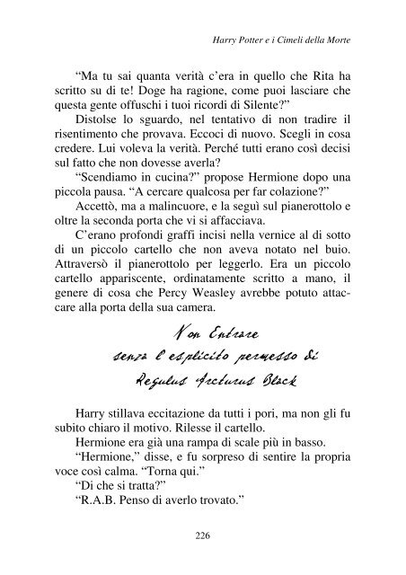 Harry Potter and the Deathly Hallows.pdf - I due volti della vita: il ...