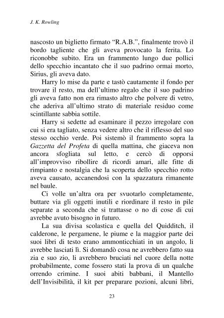 Harry Potter and the Deathly Hallows.pdf - I due volti della vita: il ...