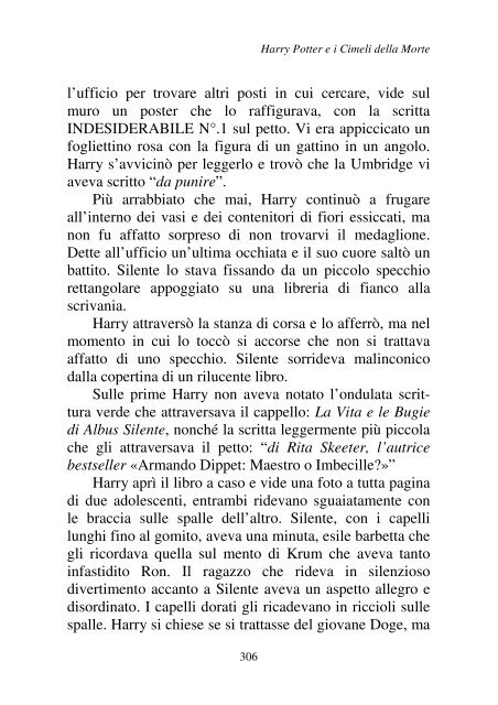 Harry Potter and the Deathly Hallows.pdf - I due volti della vita: il ...