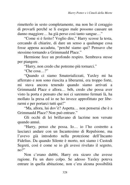 Harry Potter and the Deathly Hallows.pdf - I due volti della vita: il ...