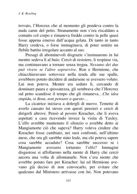 Harry Potter and the Deathly Hallows.pdf - I due volti della vita: il ...