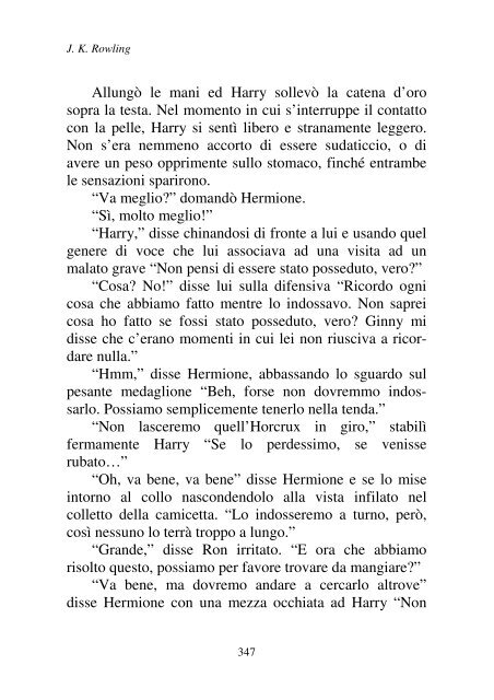 Harry Potter and the Deathly Hallows.pdf - I due volti della vita: il ...