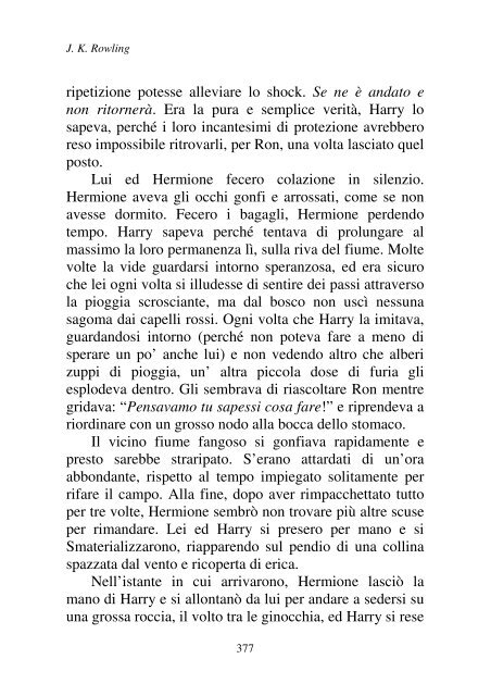 Harry Potter and the Deathly Hallows.pdf - I due volti della vita: il ...