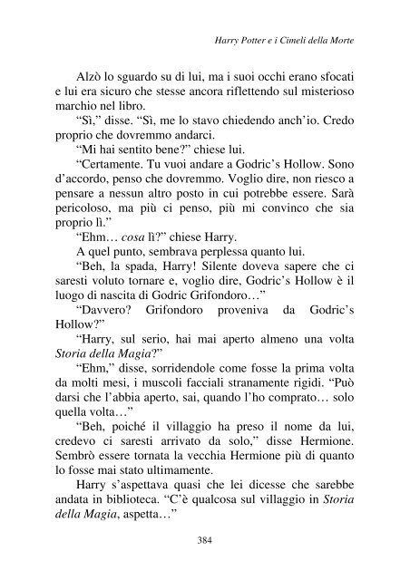 Harry Potter and the Deathly Hallows.pdf - I due volti della vita: il ...