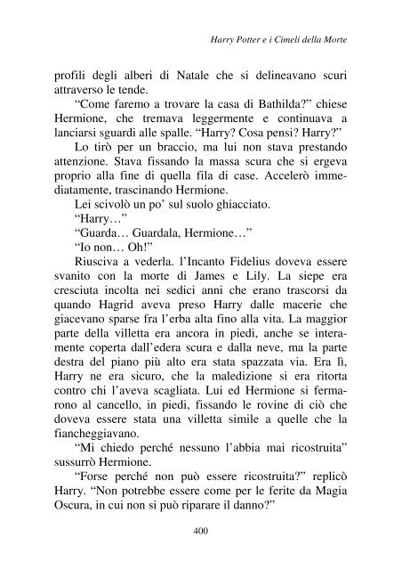 Harry Potter and the Deathly Hallows.pdf - I due volti della vita: il ...