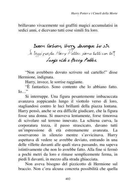 Harry Potter and the Deathly Hallows.pdf - I due volti della vita: il ...