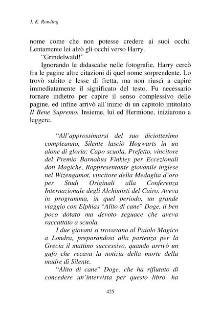 Harry Potter and the Deathly Hallows.pdf - I due volti della vita: il ...