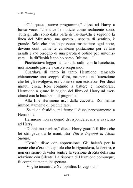 Harry Potter and the Deathly Hallows.pdf - I due volti della vita: il ...