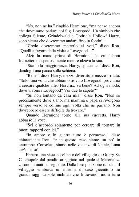 Harry Potter and the Deathly Hallows.pdf - I due volti della vita: il ...