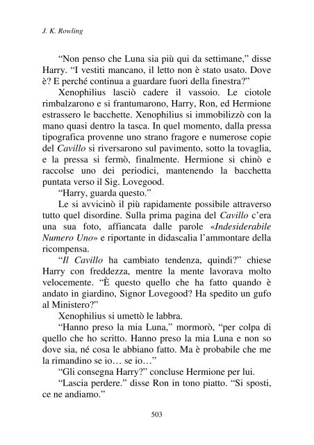 Harry Potter and the Deathly Hallows.pdf - I due volti della vita: il ...