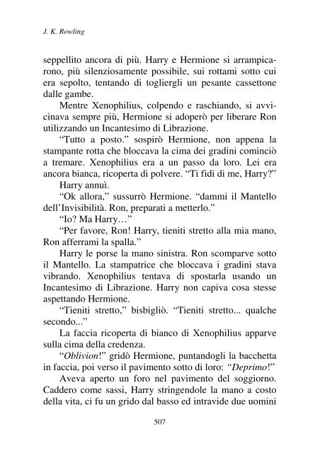 Harry Potter and the Deathly Hallows.pdf - I due volti della vita: il ...